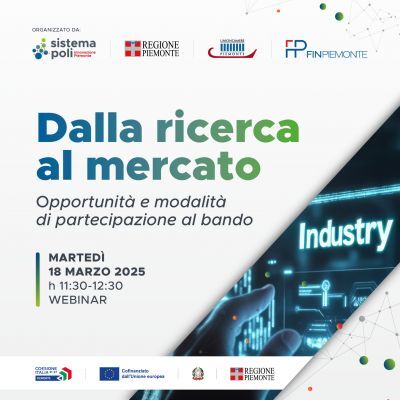 Dalla Ricerca al Mercato: Webinar sulle opportunità di finanziamento per le imprese | 18 marzo 2025