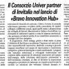 Il Consorzio Univer partner di Invitalia nel lancio di "Bravo Innovation Hub"