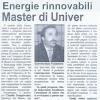 Energie rinnovabili: Master di Univer