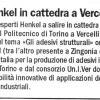 Henkel in cattedra a Vercelli