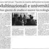 Multinazionali e Università: due giorni di studio e nuove tecnologie