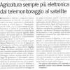 Agricoltura sempre più elettronica dal telemonitoraggio al satellite