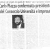 Carlo Piazza confermato presidente del Consorzio Università e Impresa