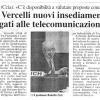 A Vercelli nuovi insediamenti legati alle telecomunicazioni?