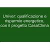 RISPARMIO ENERGETICO - Nasce il progetto CasaClima