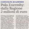 Polo ENERMHY: dalla Regione 2 milioni di euro