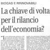 Biogas e rinnovabili. La chiave di volta per il rilancio dell'economia?