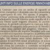 Punti info sulle energie rinnovabile