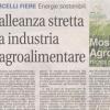 L'alleanza stretta fra industria e agroalimentare. Vercelli Fiere. Energie sostenibili.