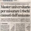 Master universitario per misurare i rischi causati dall'amianto