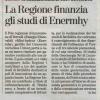 La Regione finanzia gli studi Enermhy