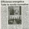 Efficienza Energetica. Tutte le novità normative