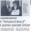 A "PortolanOnline.it" il premio speciale Univer