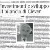 Investimenti e sviluppo. Il bilancio di Clever