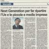 Next Generation Per far ripartire l'UE e le piccole medie imprese