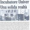 Incubatore Univer, una solida realtà