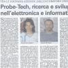 Tra le aziende dell'Incubatore Univer. Probe-tech, ricerca e sviluppo nell'elettronica e informatica