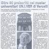 Oltre 90 preiscritti nei master universitari Univer a Vercelli