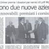 Nascono due nuove aziende. Fonti rinnovabili, premiati i corsisti